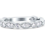 Load image into Gallery viewer, Art Deco Sterling Silver Wedding Band
