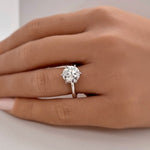 Load image into Gallery viewer, 2.00ct Round Moissanite Solitaire Ring
