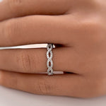 Load image into Gallery viewer, Infinity Diamond Band
