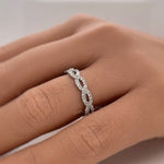 Load image into Gallery viewer, Infinity Diamond Band
