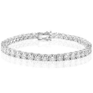 Genuine Moissanite Tennis Bracelet