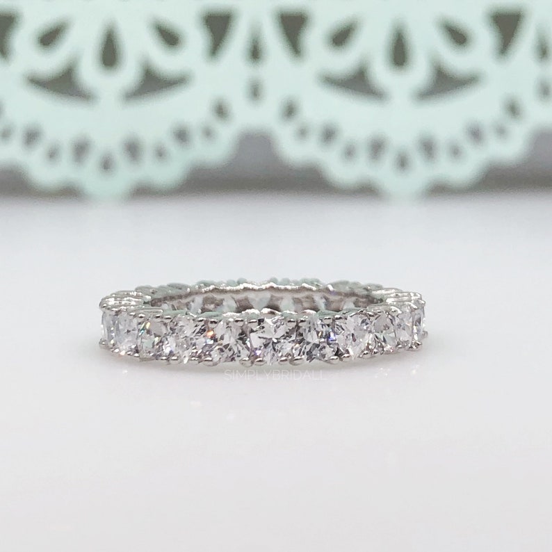 4.50ct Heart Diamond Eternity Ring