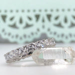 Load image into Gallery viewer, 4.50ct Heart Diamond Eternity Ring
