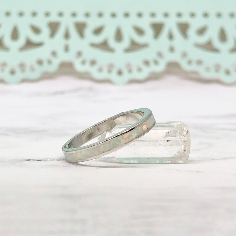 Opal Eternity Band