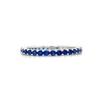 Load image into Gallery viewer, Blue Sapphire Eternity Band
