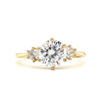 Load image into Gallery viewer, 1.50ct 14k Gold 3 Stone Engagement Ring
