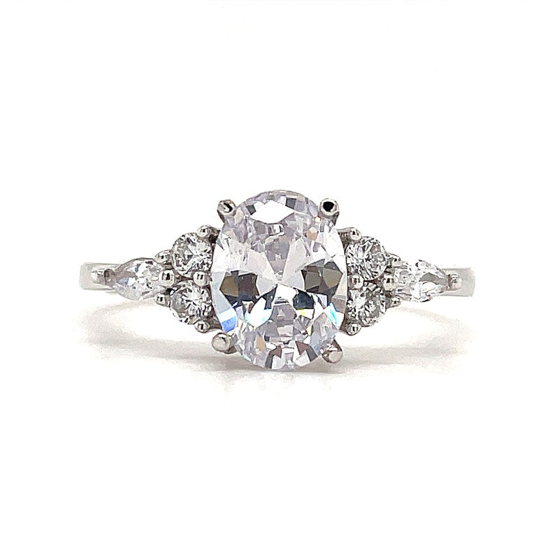 1.00ct Oval Diamond Engagement Ring