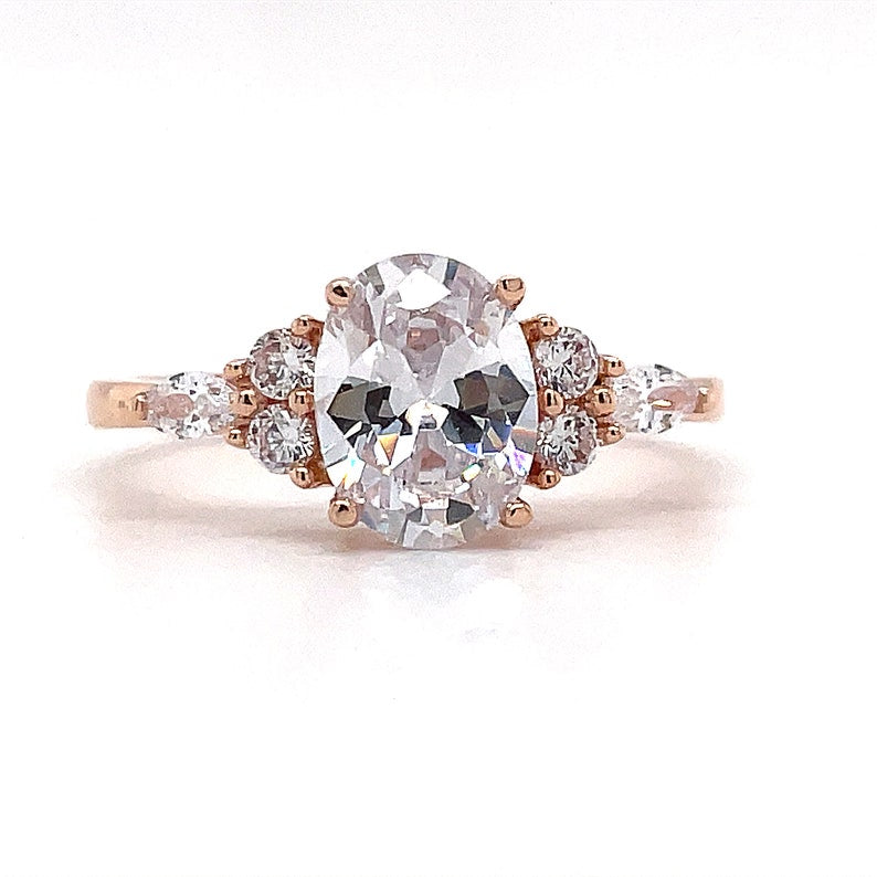 1.00ct Oval Diamond Engagement Ring