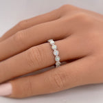 Load image into Gallery viewer, Opal Eternity Band, Opal Bezel Set Band
