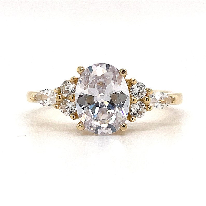 1.00ct Oval Diamond Engagement Ring