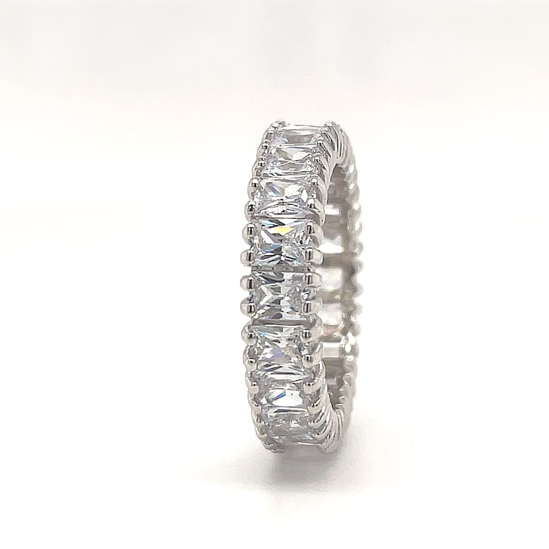 Large Baguette Diamond Band