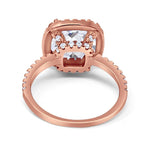 Load image into Gallery viewer, 5.00ct Moissanite Cushion Cut Engagement Ring
