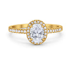 Load image into Gallery viewer, 1.00ct  Oval Moissanite Engagement Ring
