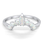 Load image into Gallery viewer, Curved Opal Band, Fitted Opal Ring
