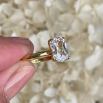 Load image into Gallery viewer, 2.50 Elongated Cushion Cut Moissanite Engagement Ring
