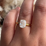 Load image into Gallery viewer, 2.50 Elongated Cushion Cut Moissanite Engagement Ring
