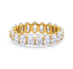 Load image into Gallery viewer, Oval Eternity Band, Oval Wedding Band
