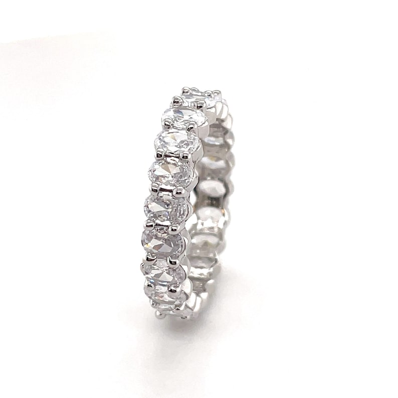 Oval Eternity Band, Oval Wedding Band