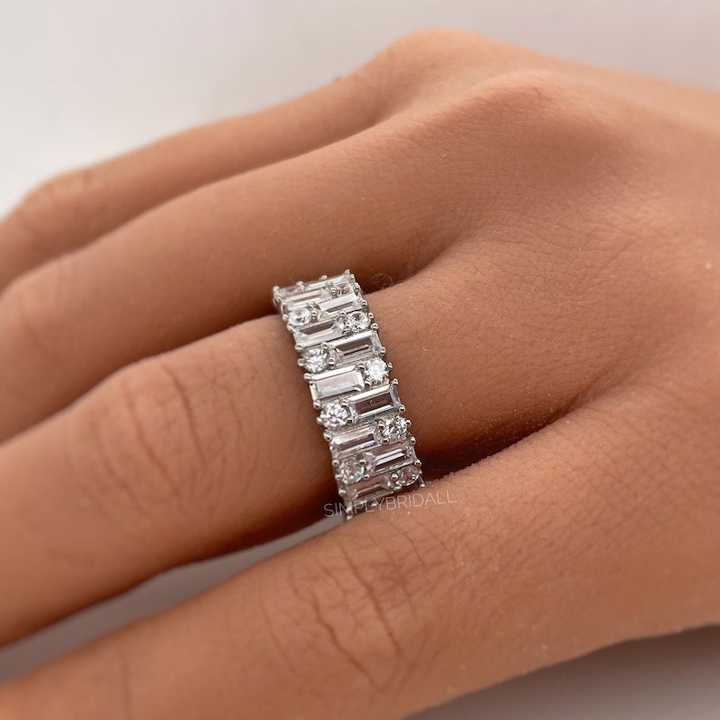 Baguette Diamond Band