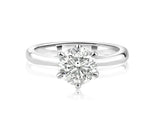 Load image into Gallery viewer, 1.00ct Round Moissanite Solitaire Ring
