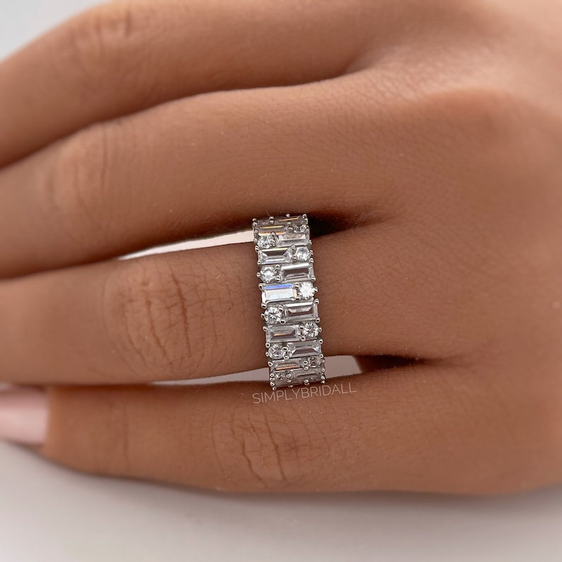 Baguette Diamond Band