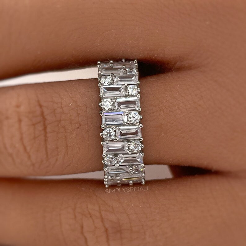 Baguette Diamond Band