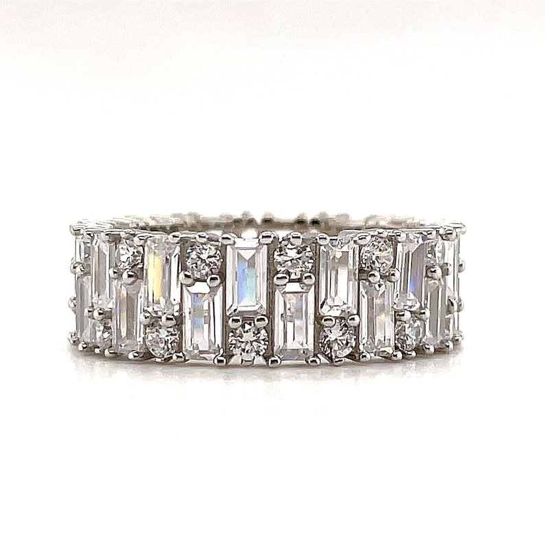 Baguette Diamond Band