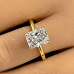 Load image into Gallery viewer, 2.50ct Radiant Cut Moissanite Engagement Ring
